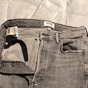 AGOLDE nico high rise slim in foretold